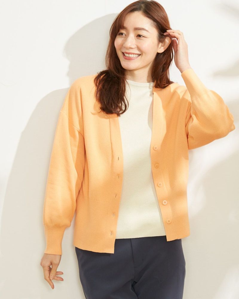 White Labelクルーネックカーディガン | ゴールデンベアストア