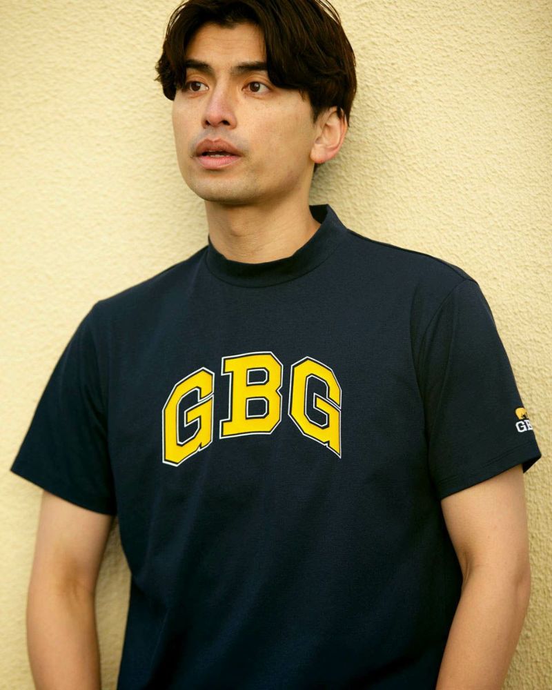 THE GOOLD GOLF ROCKERS モックネック　ネイビーsize L THE GOOLD GOLF ROCKERS モックネック ネイビーsize L - メルカリ
