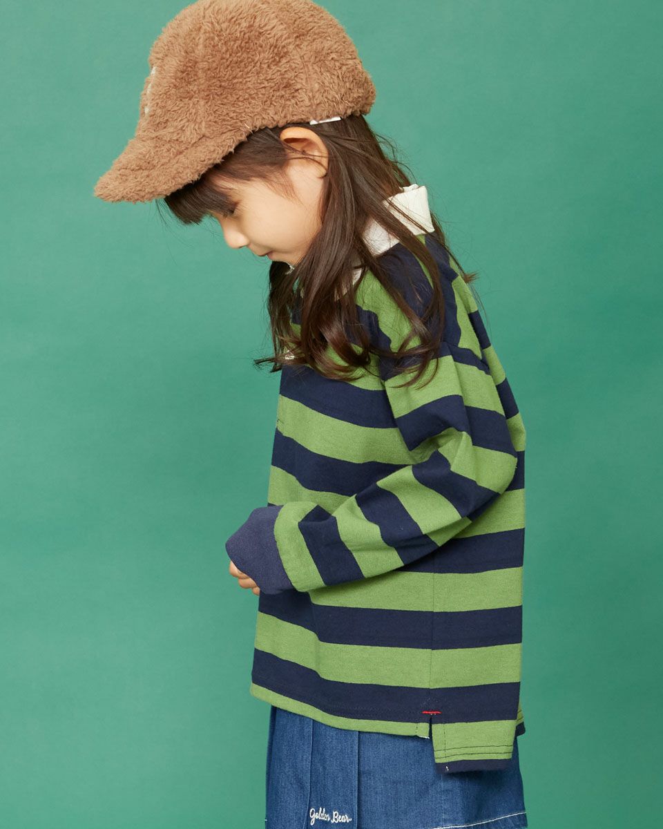 BOYS＆GIRLSボーダーラガーシャツ | ゴールデンベアストア