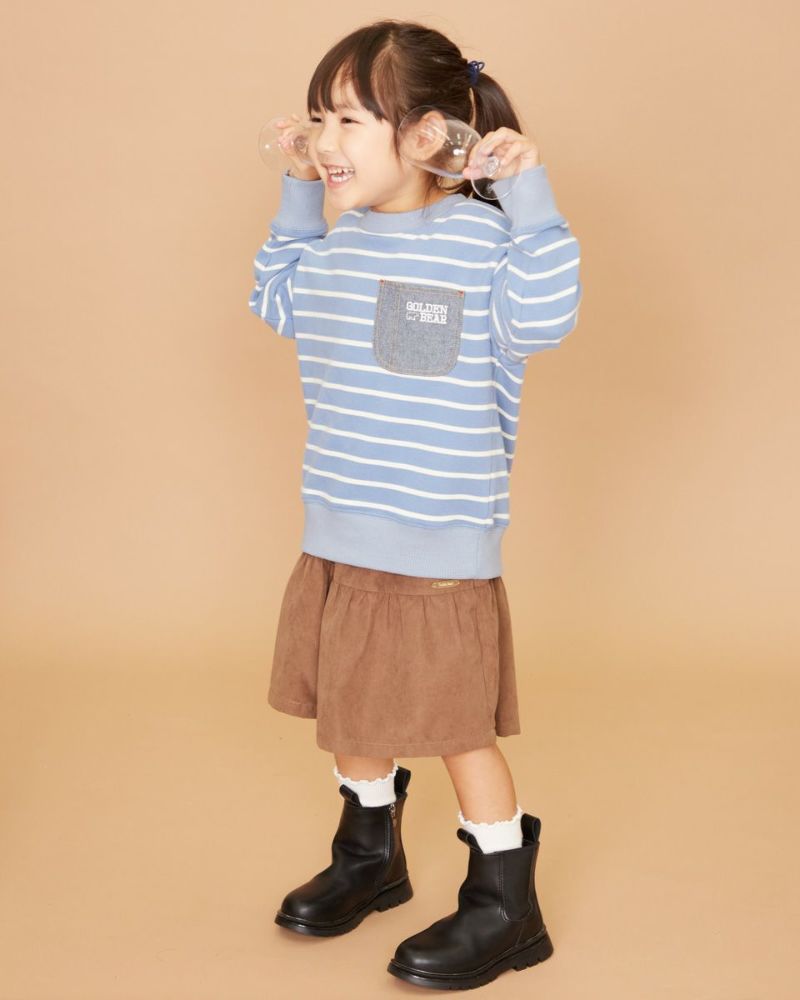 BOYS＆GIRLS裏毛ボーダースウェット | ゴールデンベアストア