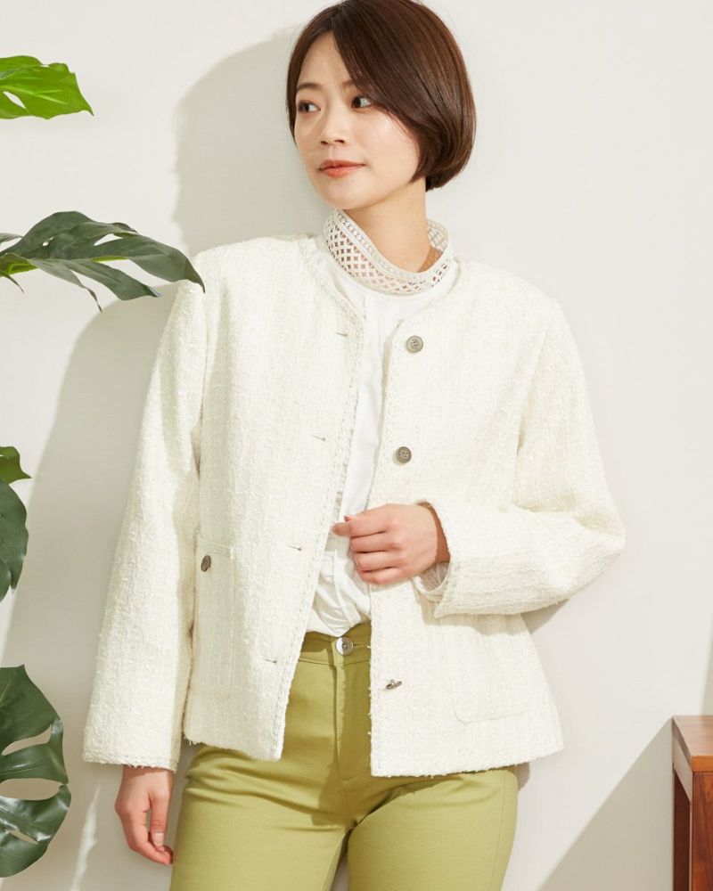 White Labelツイードジャケット | ゴールデンベアストア