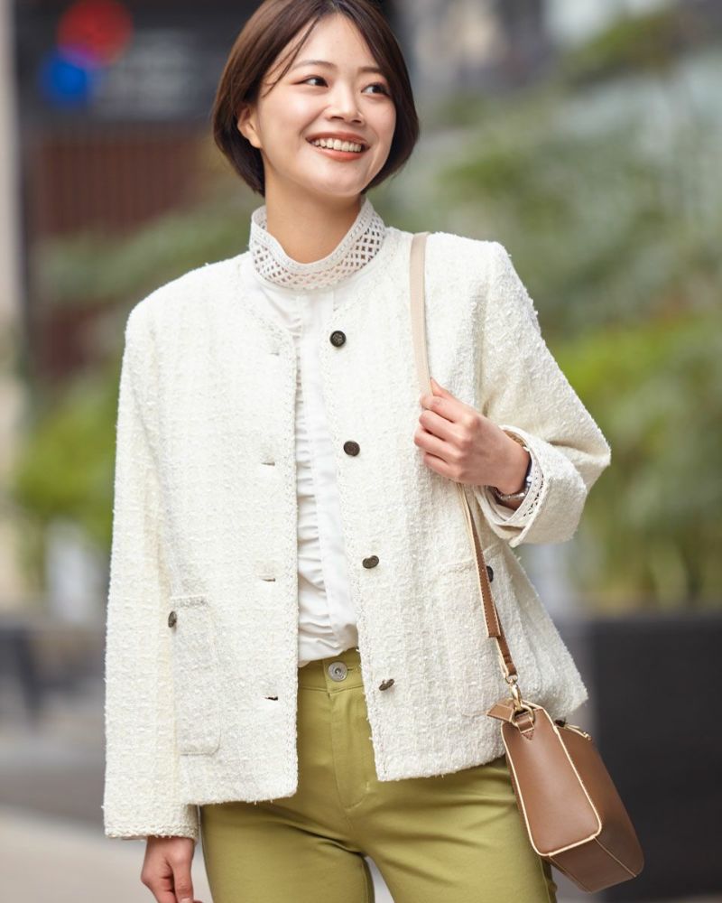 White Labelツイードジャケット | ゴールデンベアストア