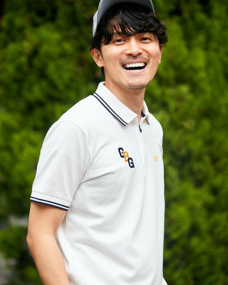 GB GOLF ポロシャツ M ネイビー/ホワイト他2着 GB GOLFCITY ポロシャツ | ゴールデンベアストア