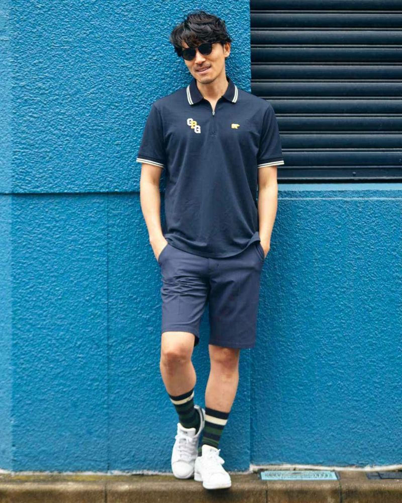 GB GOLF ポロシャツ M ネイビー/ホワイト他2着 25SS ｜WAAC X JONES】WOMEN サマーニットポロシャツ ネイビー