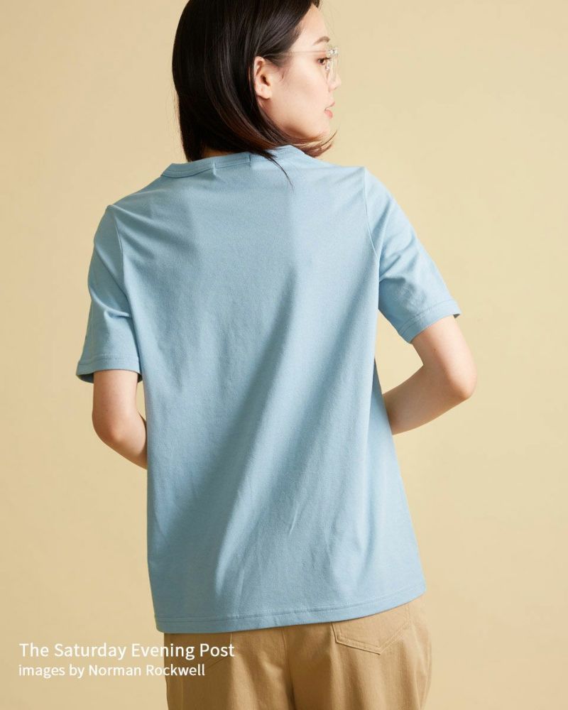 【LLサイズ】Golden Bear ノーマンロックウェルTシャツ デニムブルー 314q4531-01.jpg?basethum=225
