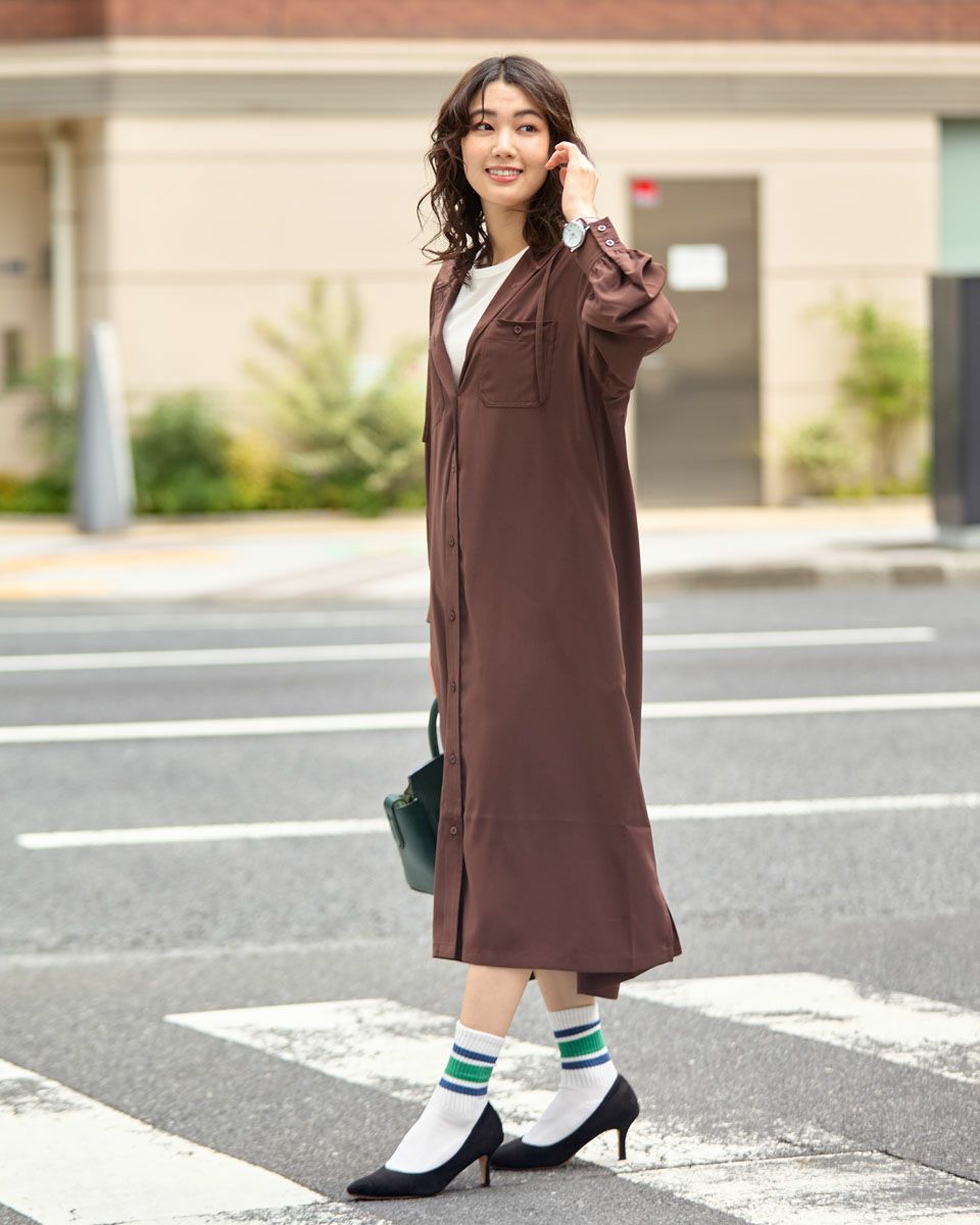 Golden Bearフードシャツワンピース | ゴールデンベアストア