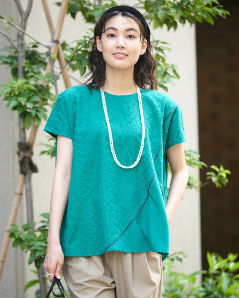 前後2WAYバテンレースブラウス | La boutique BonBon(ラブ