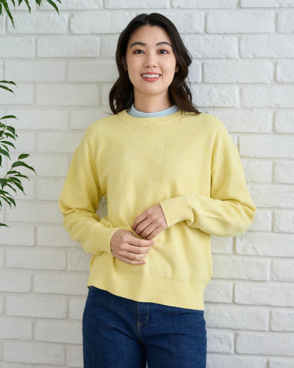 クルーネックセーター