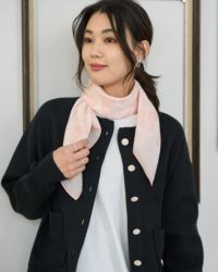 レースプリントスカーフ