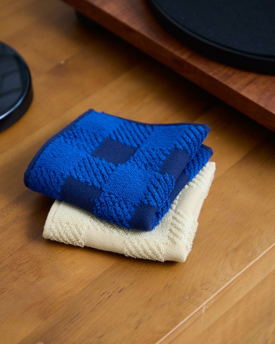 ブロックチェックハンカチ