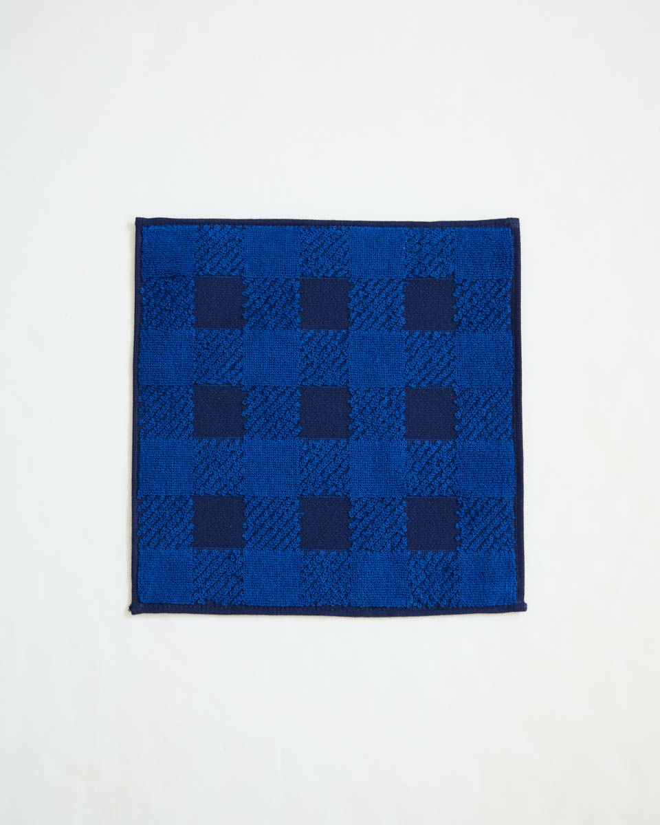 ブロックチェックハンカチ