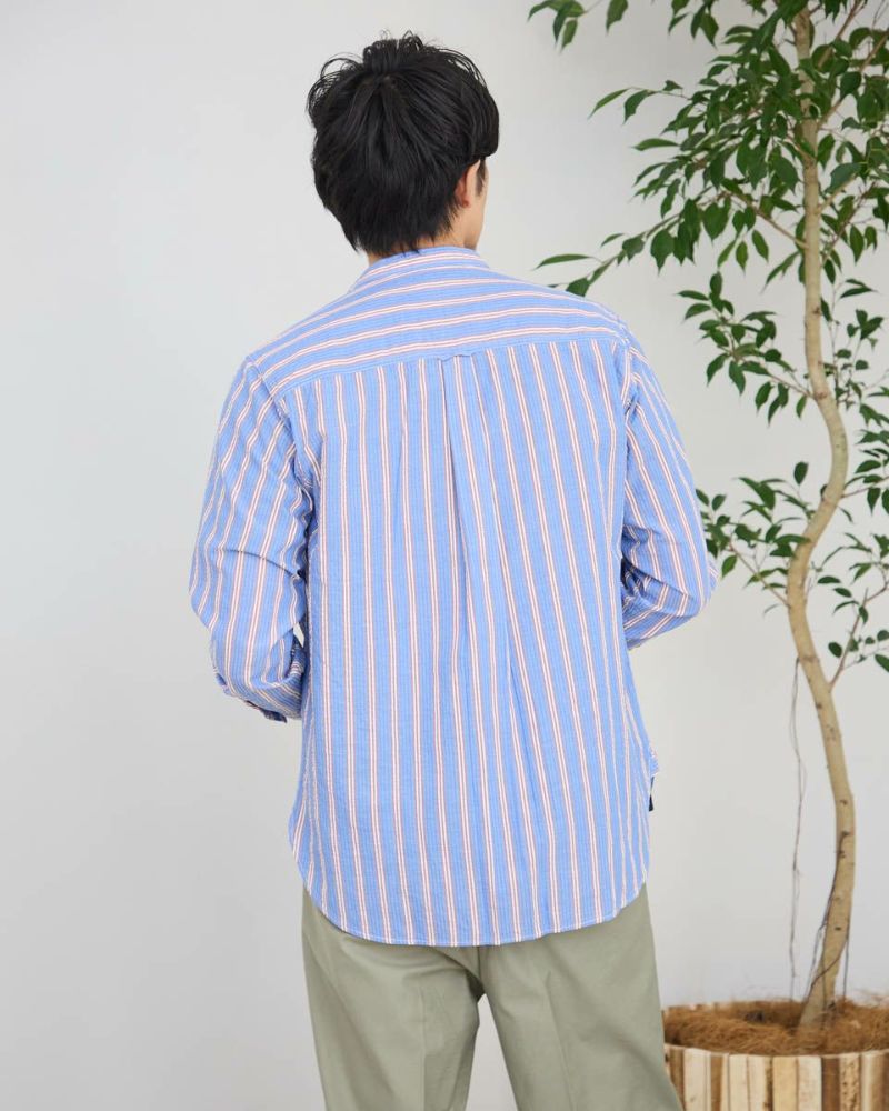 バンドカラーシャツ