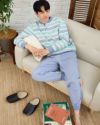 強撚ボーダーパジャマ