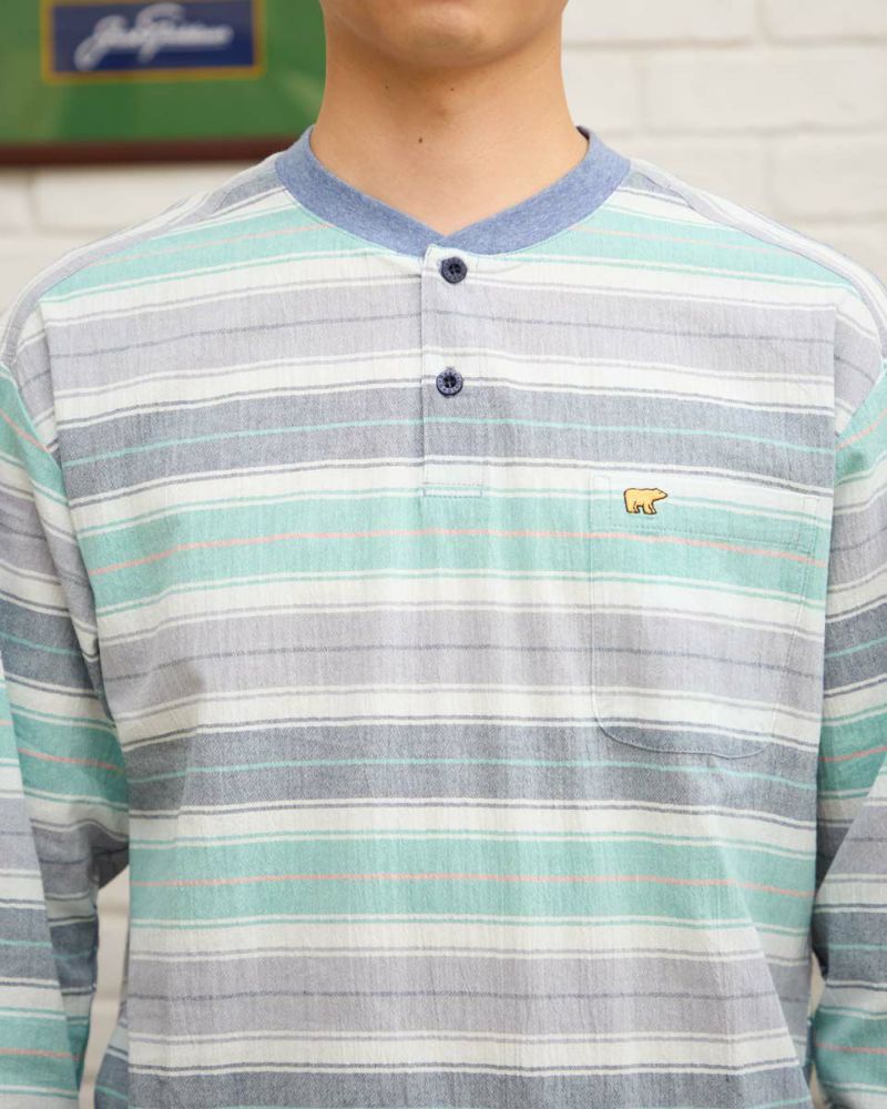 Home Wear強撚ボーダーパジャマ | ゴールデンベアストア Home Wear強撚ボーダーパジャマ | ゴールデンベアストア