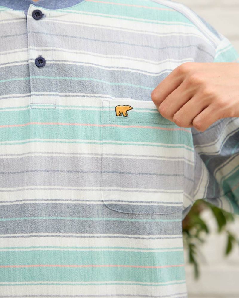Home Wear強撚ボーダーパジャマ | ゴールデンベアストア Home Wear強撚ボーダーパジャマ | ゴールデンベアストア