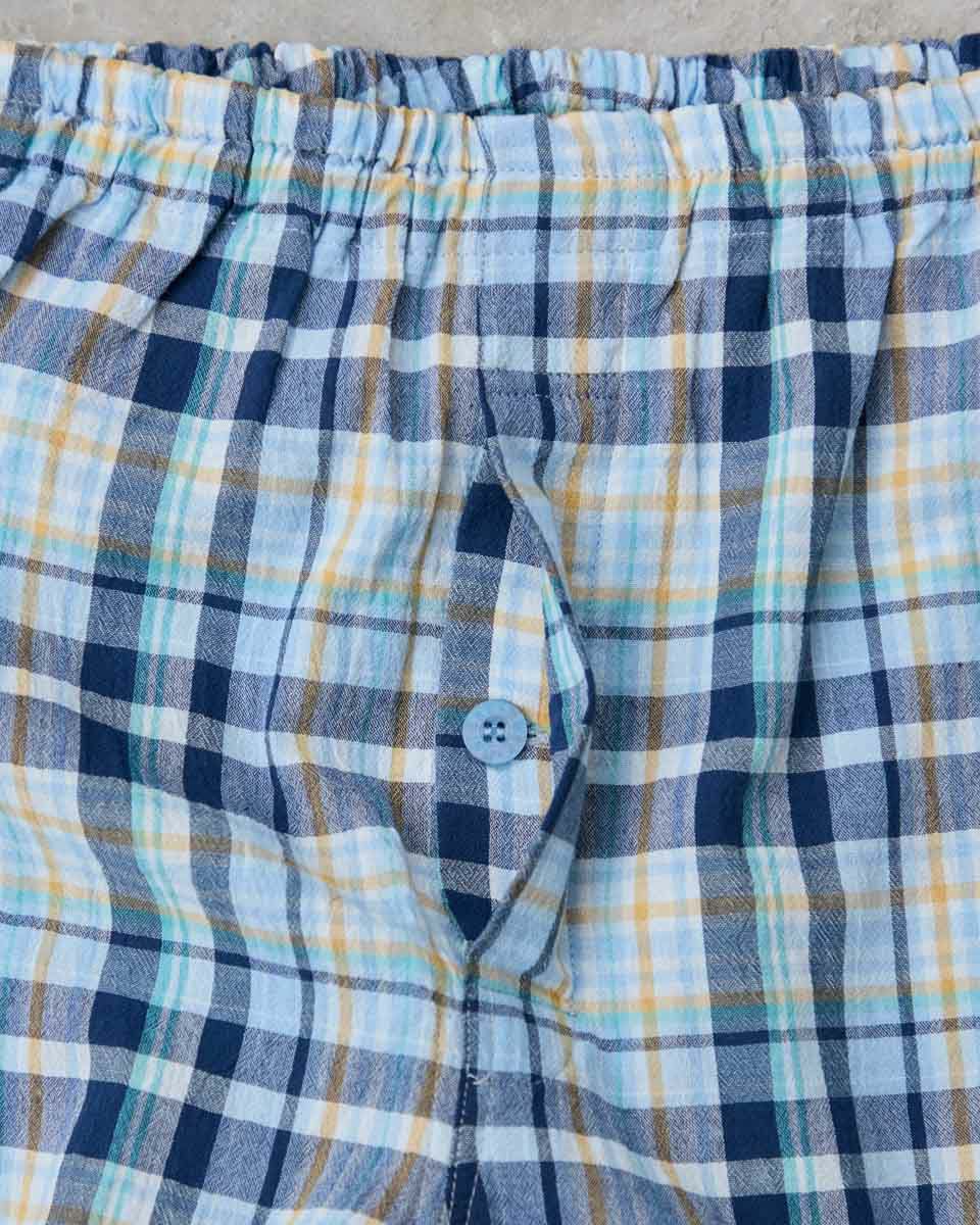 強撚チェックパジャマ