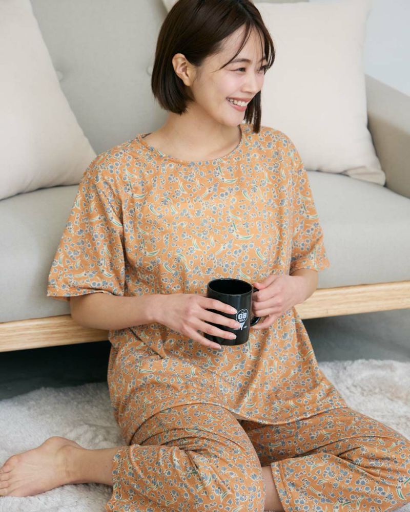 花柄チュニックパジャマ