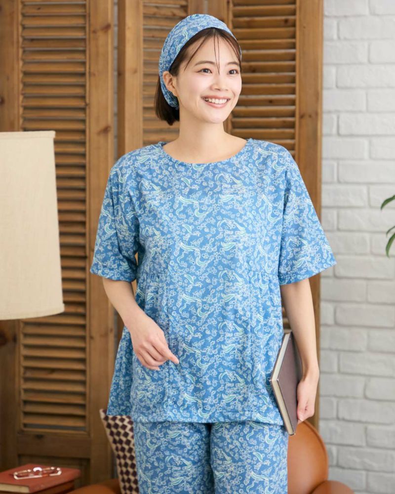 Home Wear花柄チュニックパジャマ | ゴールデンベアストア Home Wear花柄チュニックパジャマ | ゴールデンベアストア