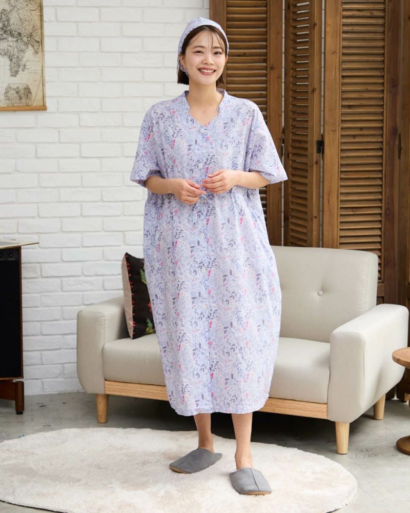 花柄ロングワンピース