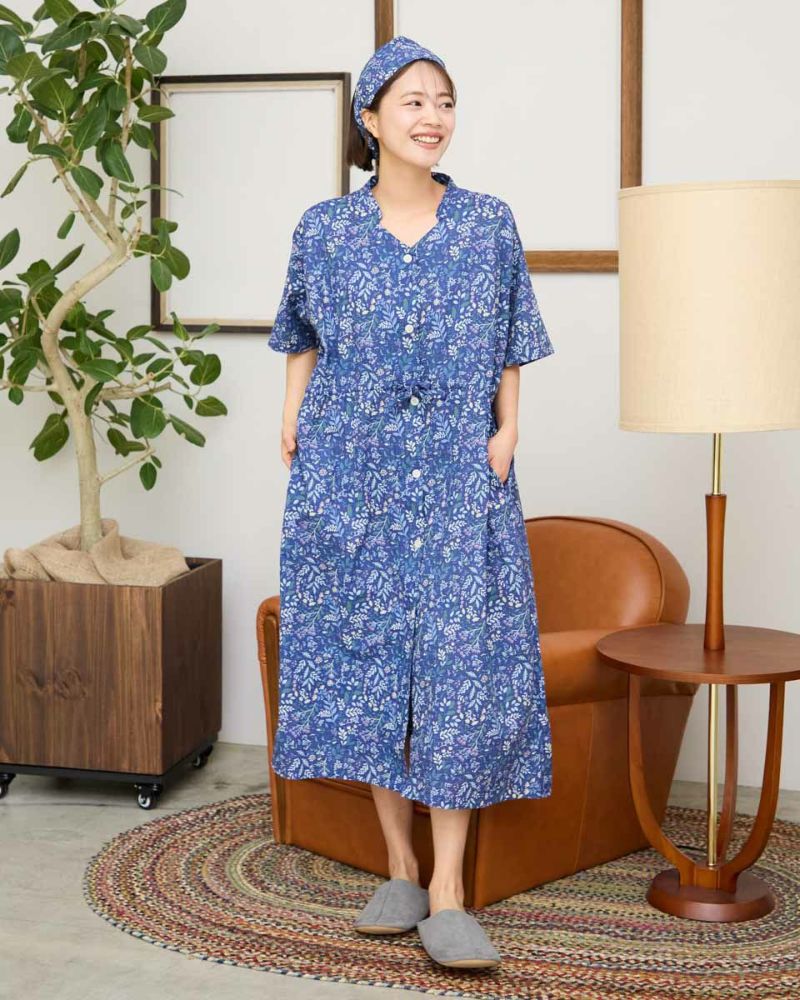 花柄ロングワンピース
