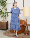 花柄ロングワンピース