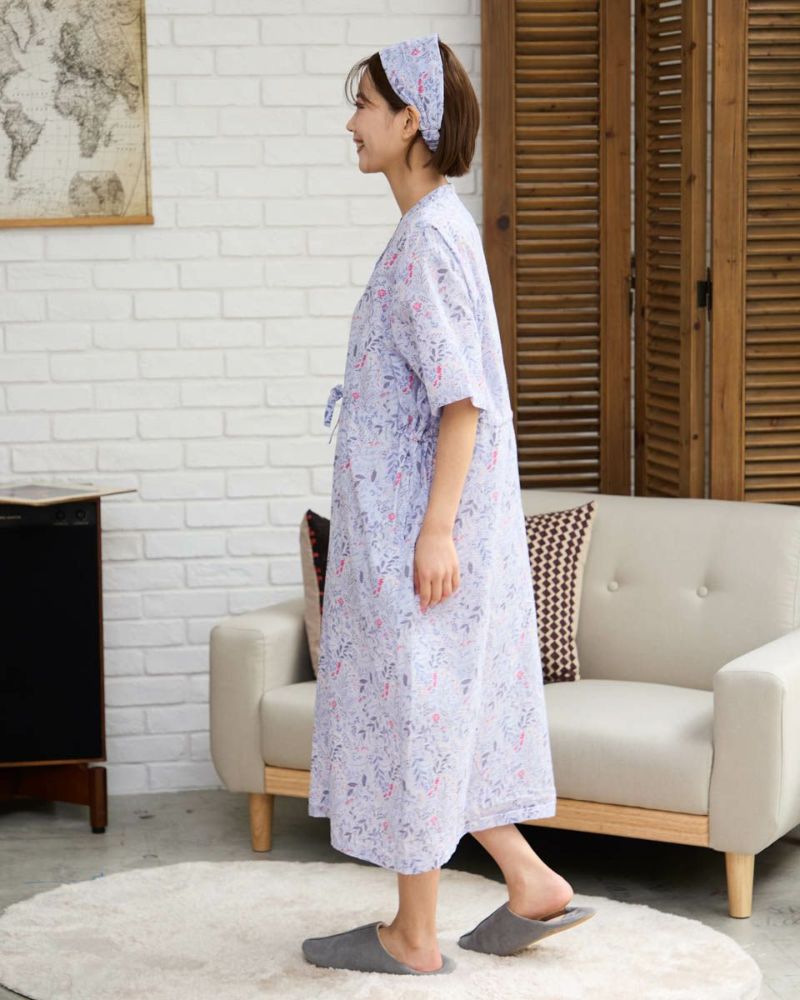 花柄ロングワンピース