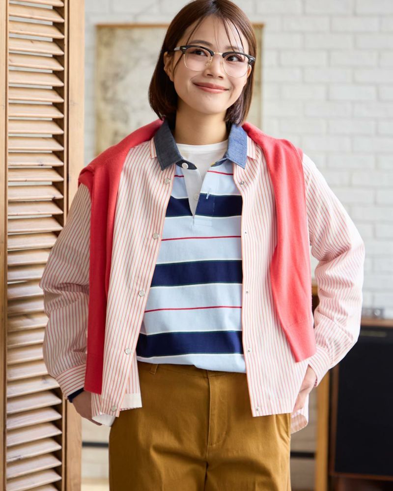 ストライプシャツ