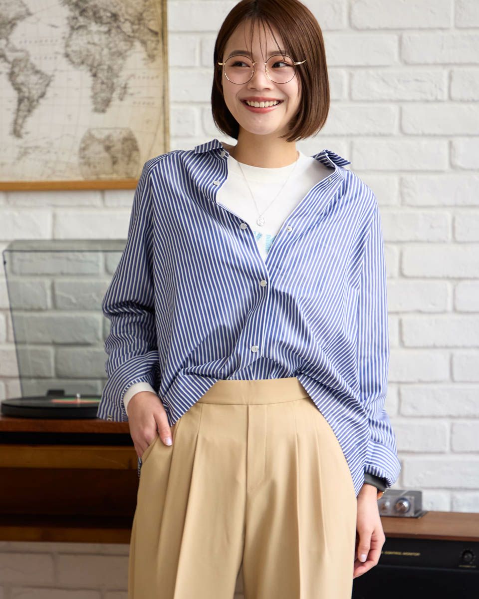 ストライプシャツ