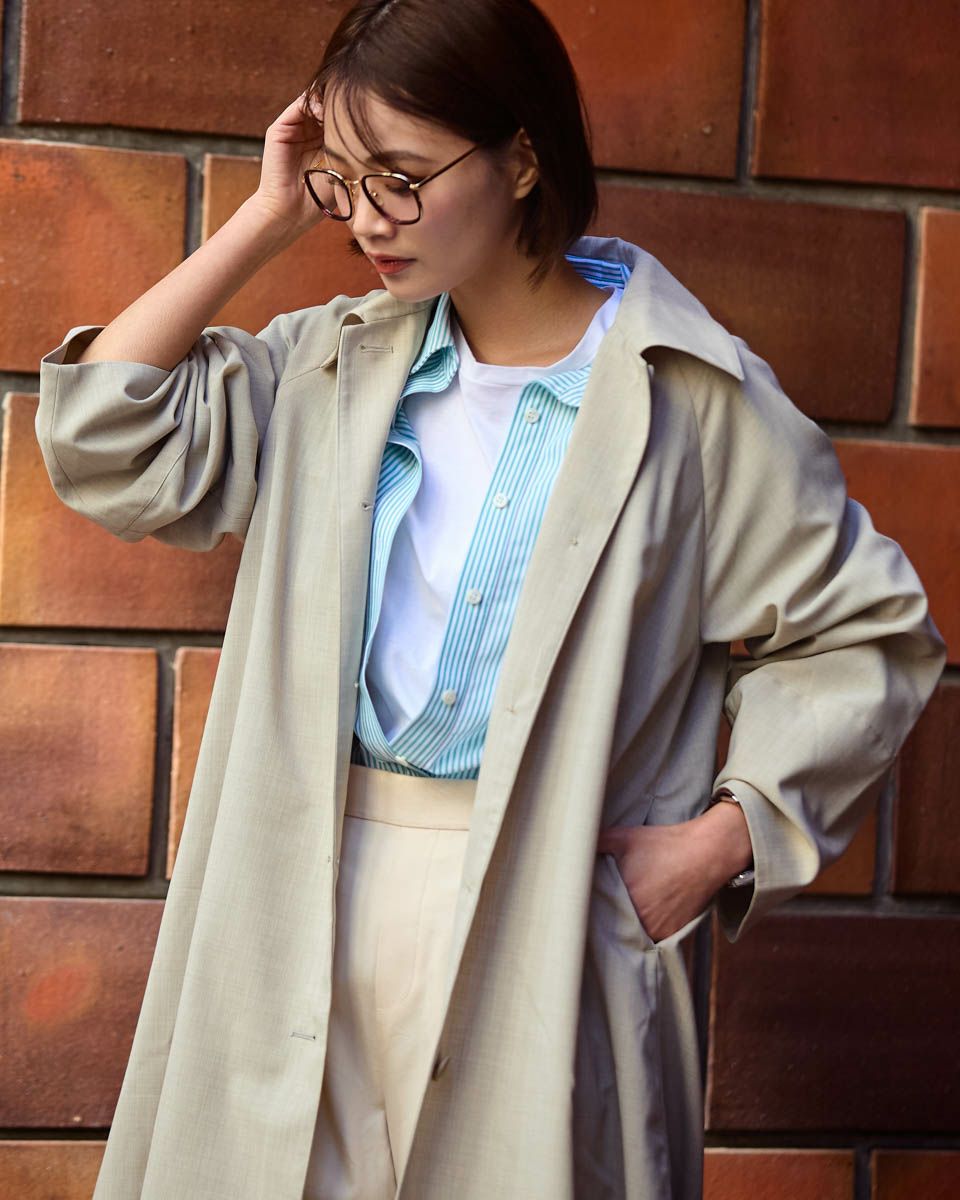 ステンカラーコート