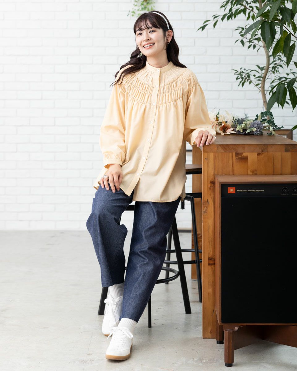 ロングブラウス