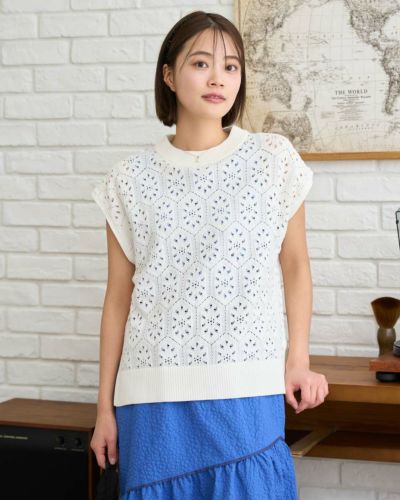 White Labelニットベスト | ゴールデンベアストア