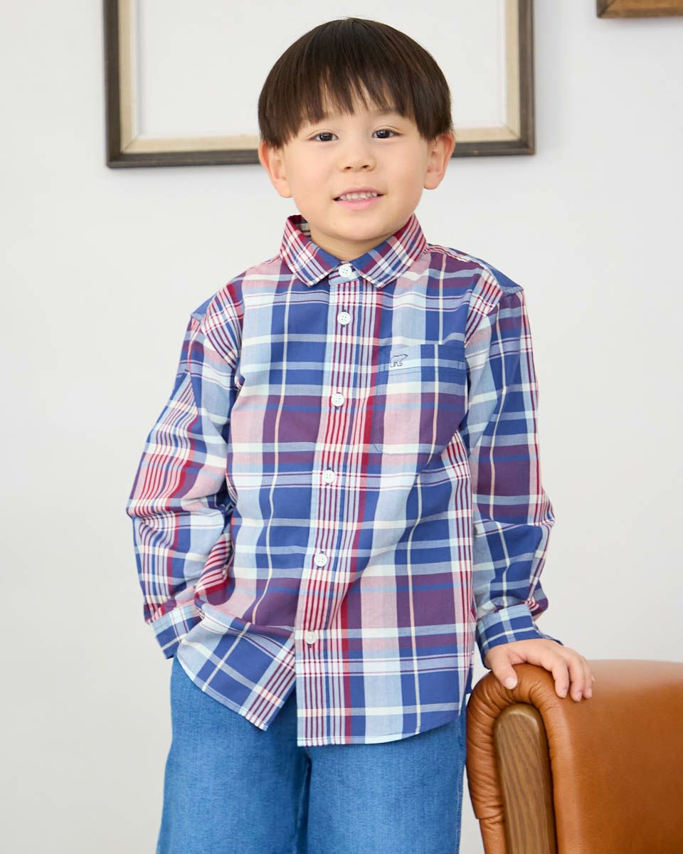 マドラスチェックシャツ