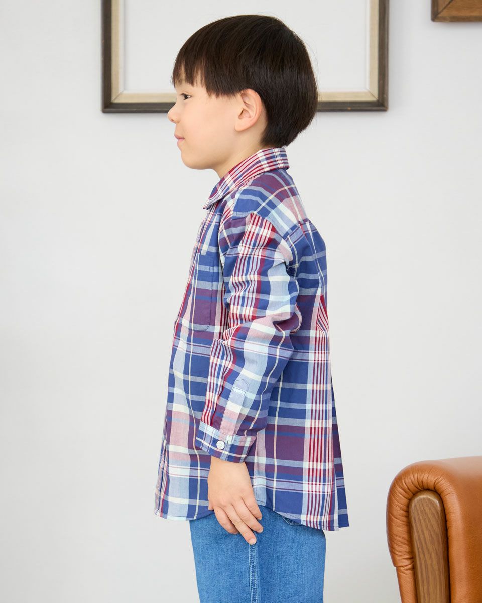 マドラスチェックシャツ