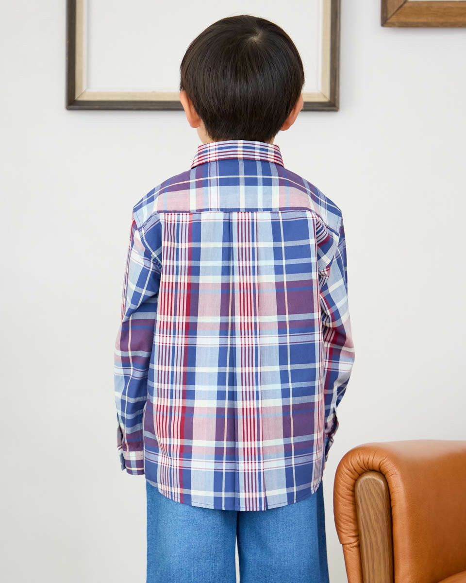 マドラスチェックシャツ