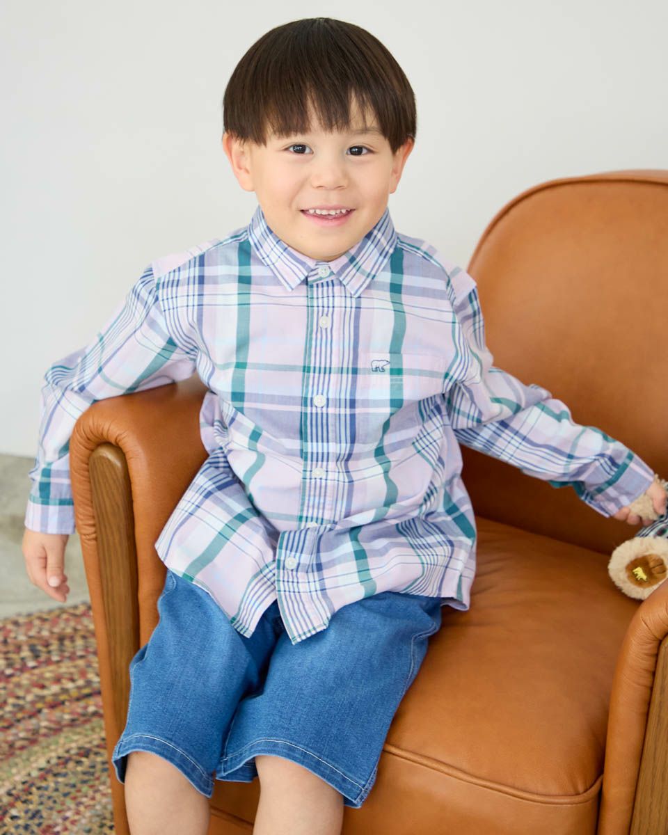 マドラスチェックシャツ