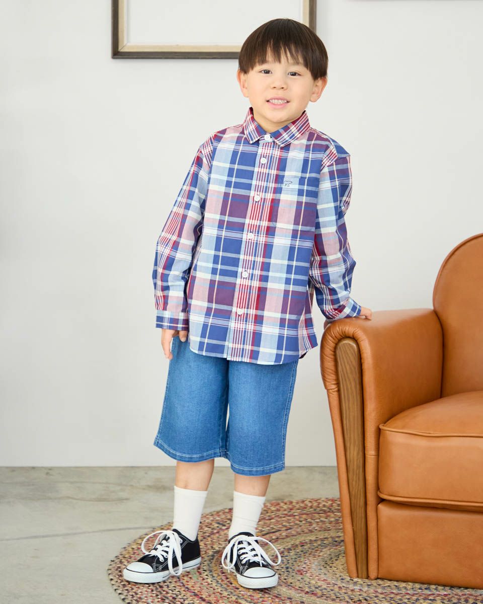 デニムハーフパンツ