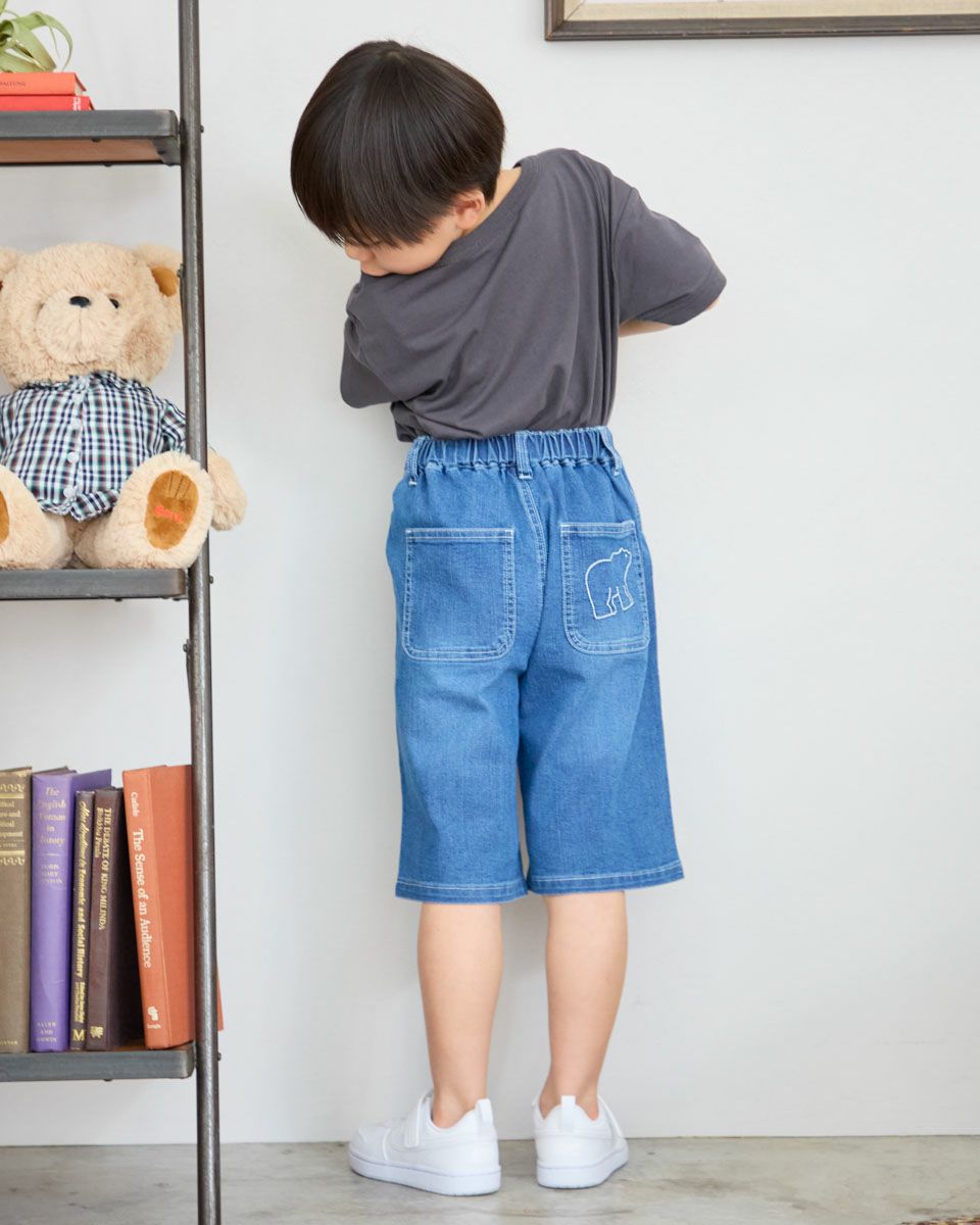 デニムハーフパンツ