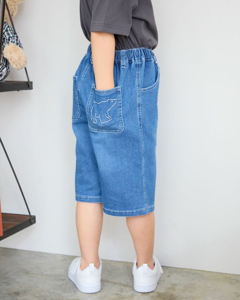 デニムハーフパンツ