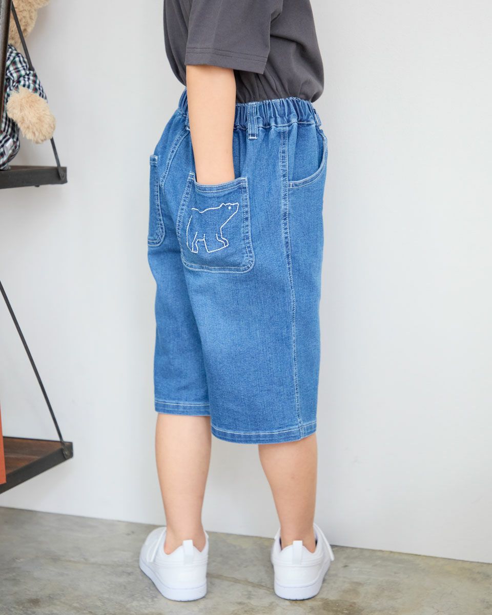 デニムハーフパンツ