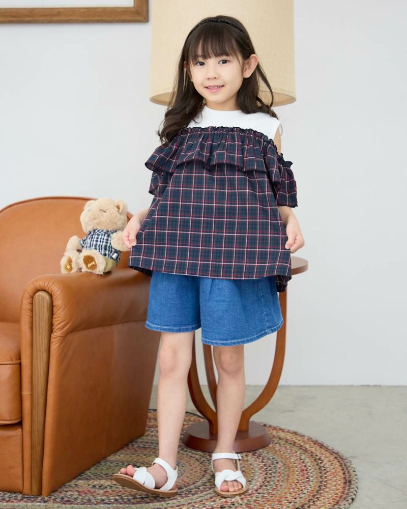 Girlsデニムキュロット | ゴールデンベアストア