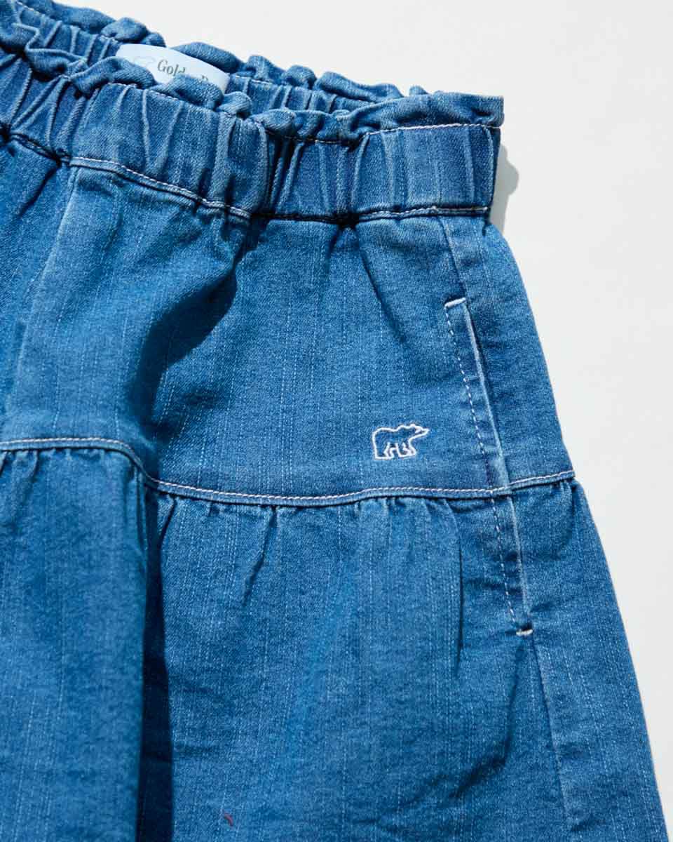 GIRLSデニムキュロット | ゴールデンベアストア