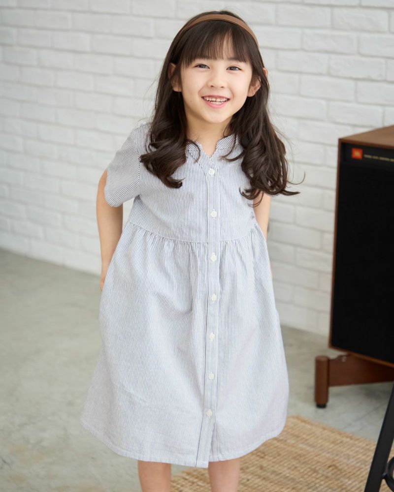 Girlsヒッコリーワンピース | ゴールデンベアストア