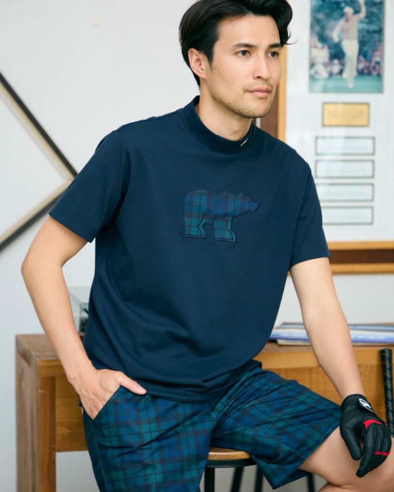 新品ラフロッグ モックネックシャツ ダークグリーン ＸＬ 裏クールアイレットカノコモックネックシャツ C24134126｜Alpen