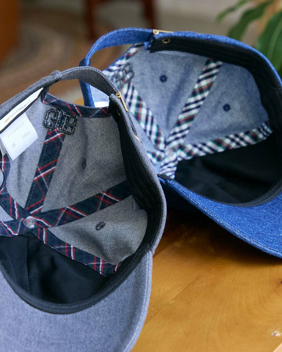 GBチェックキャップ