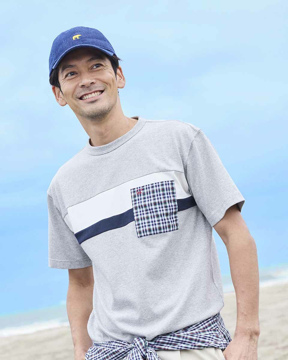 GBチェックキャップ