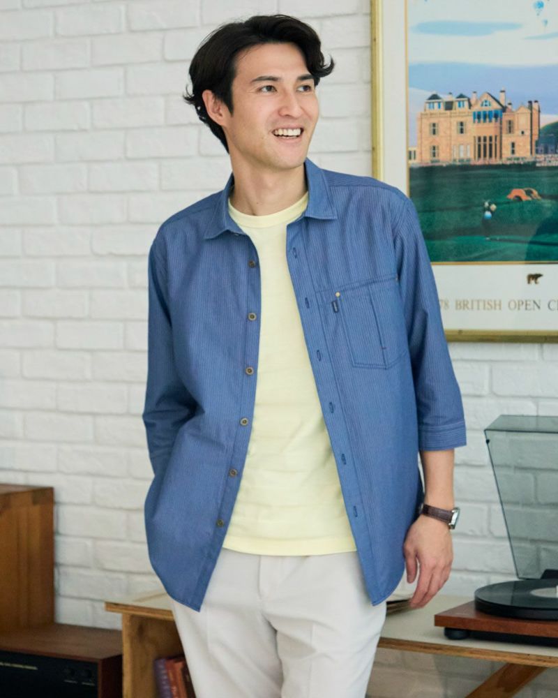 Golden Bear七分袖シャツアウター | ゴールデンベアストア