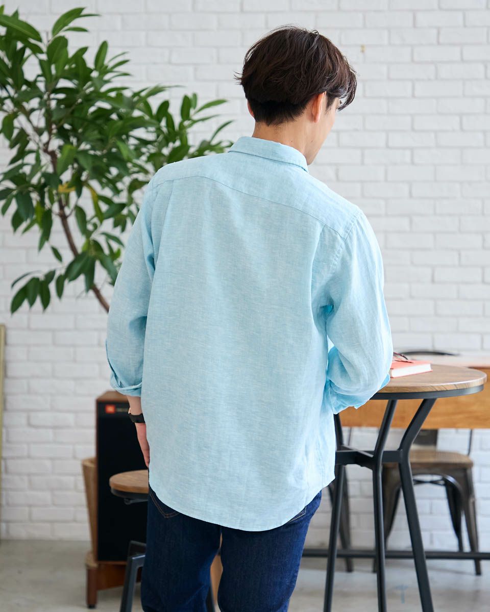 フレンチリネンシャツ