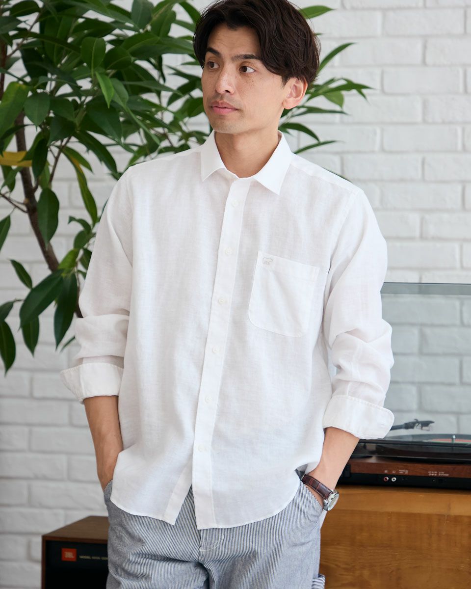 フレンチリネンシャツ