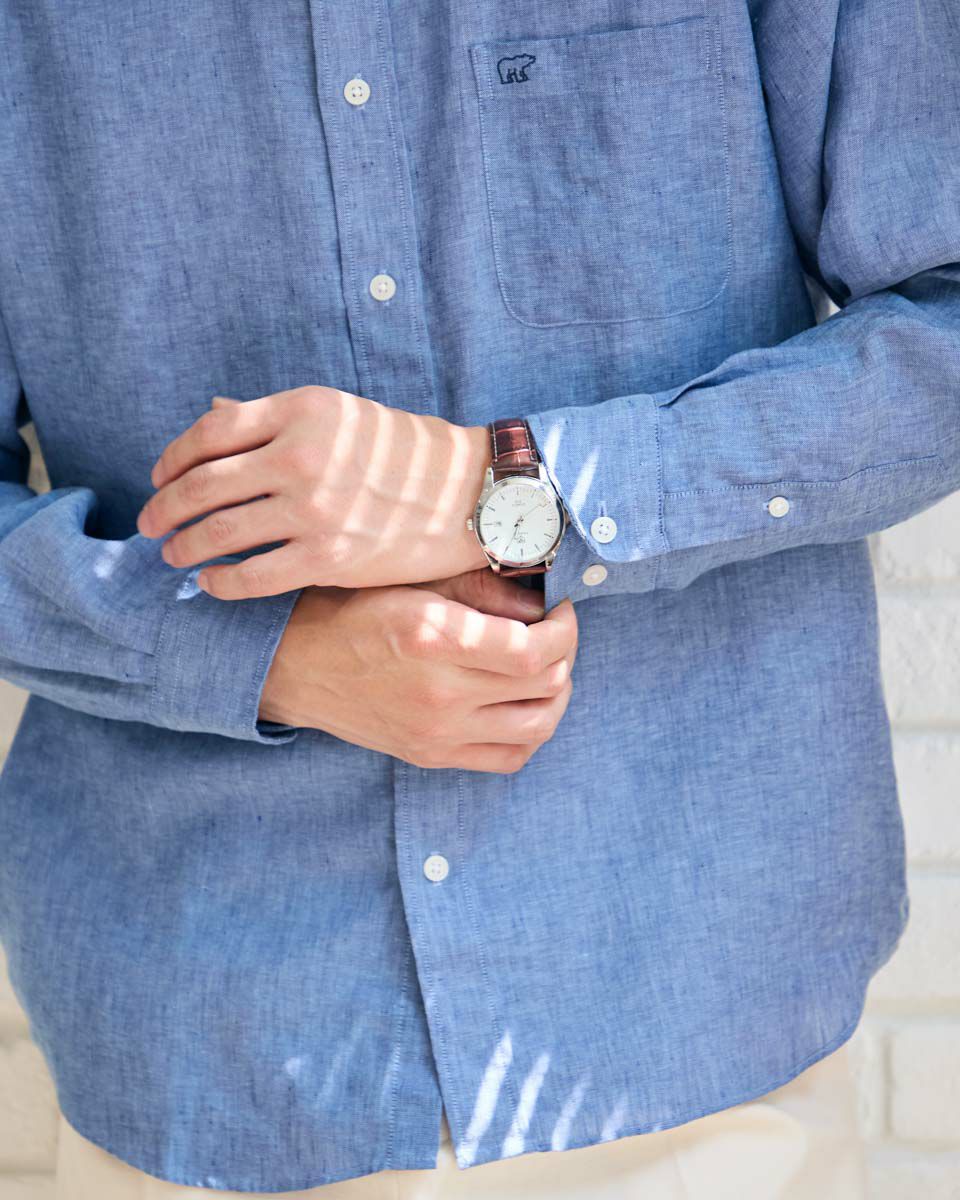 フレンチリネンシャツ