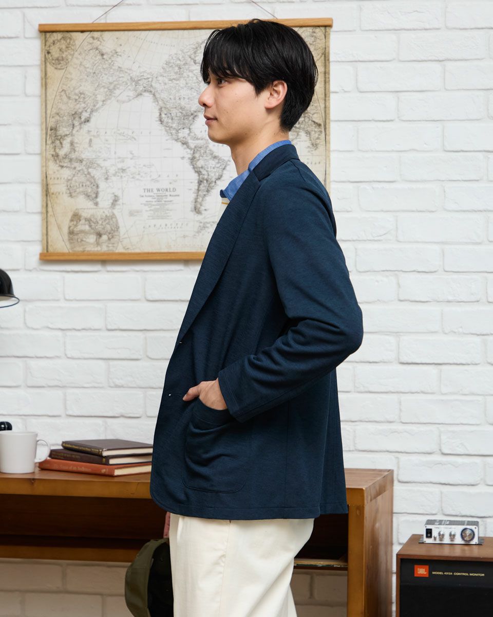 ラペルカーディガン